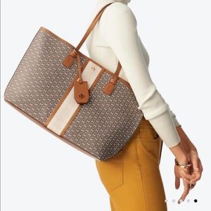 Tory Burch Gemini Link Canvas Tote